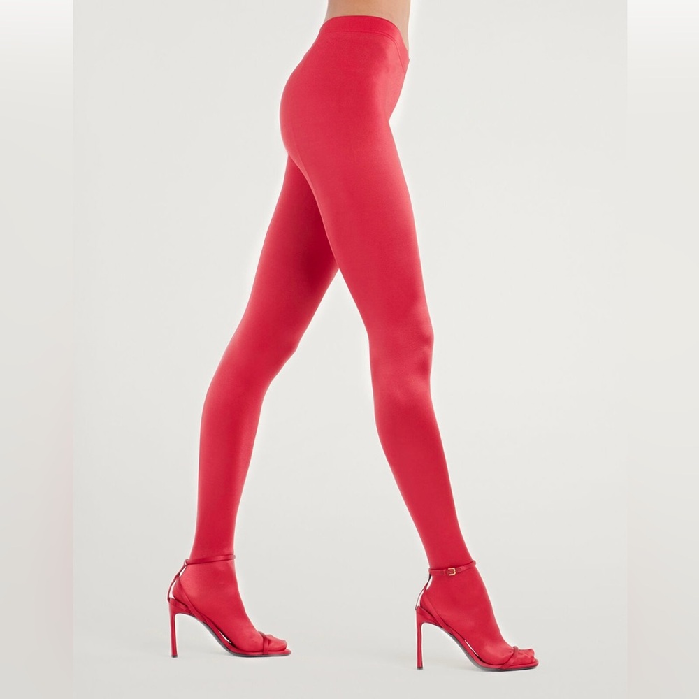 Sergio Rossi x Wolford Satin Effect Tights